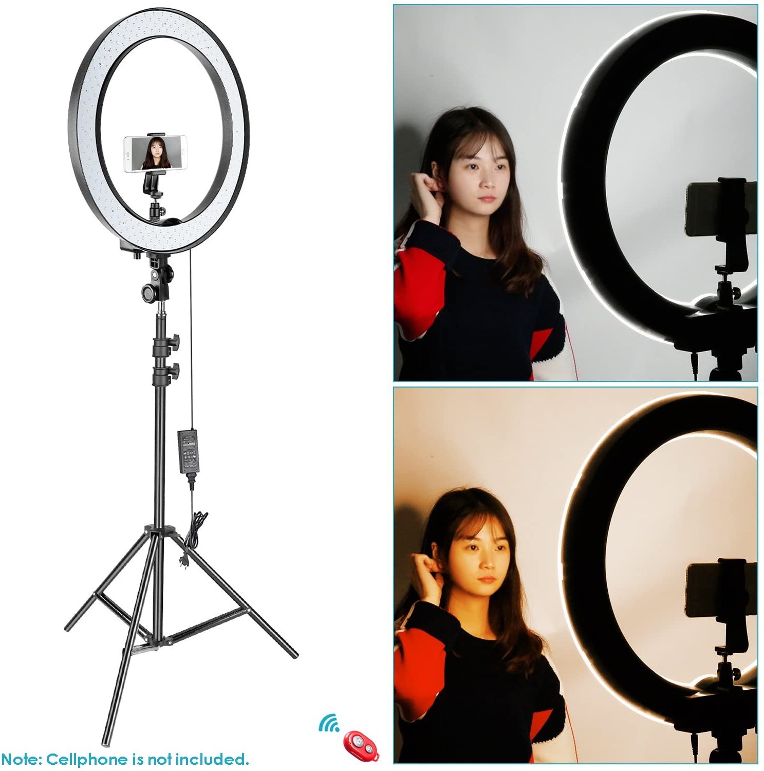 Ring Light Professionnel Neewer 55W 5500K – Image 3
