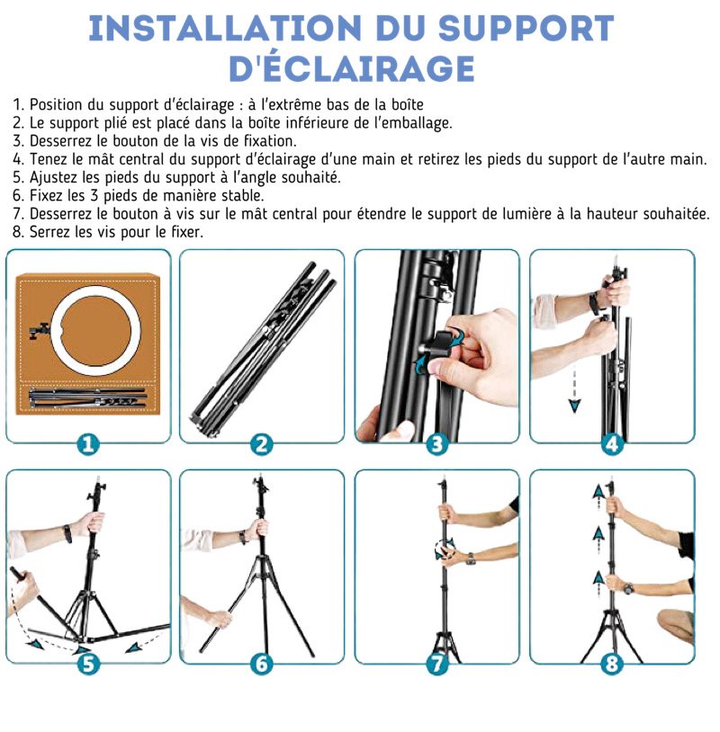 Ring Light Professionnel Neewer 55W 5500K – Image 5