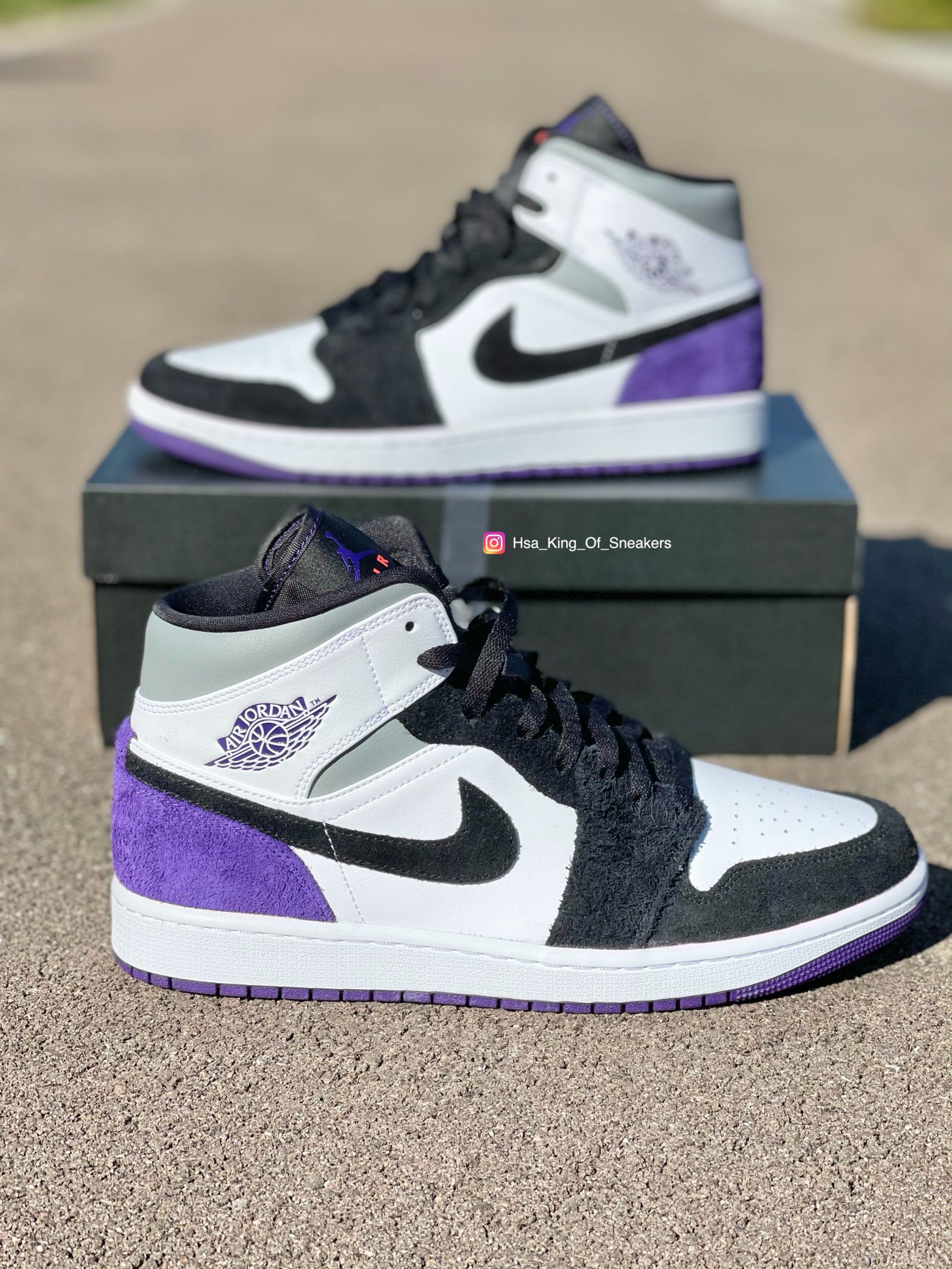 Air Jordan 1 MID SE Purple – HSA STORE