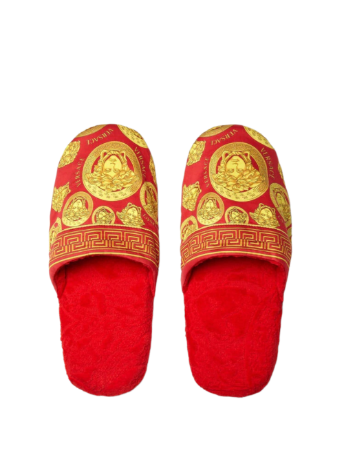 Chaussons Versace Medusa Amplified Rouge