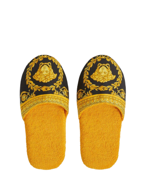 Chaussons Versace Baroque Jaune