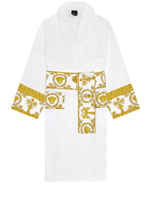 Peignoir Versace Baroque Blanc+ Or