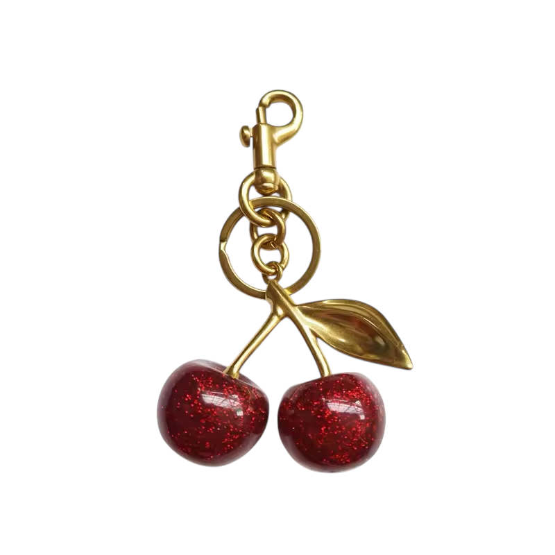 Porte-clés en forme de Cerise pour Sac à Main – Image 6