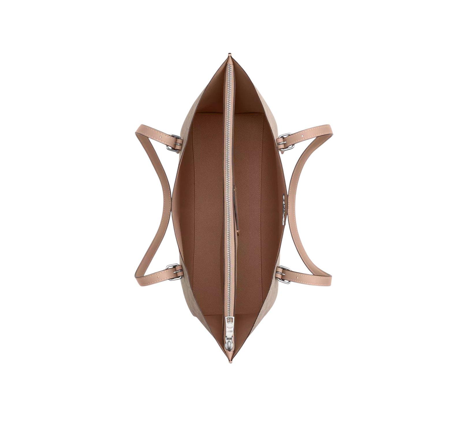 Sac À Cabas Coach Mollie En Toile Beige L – Image 4