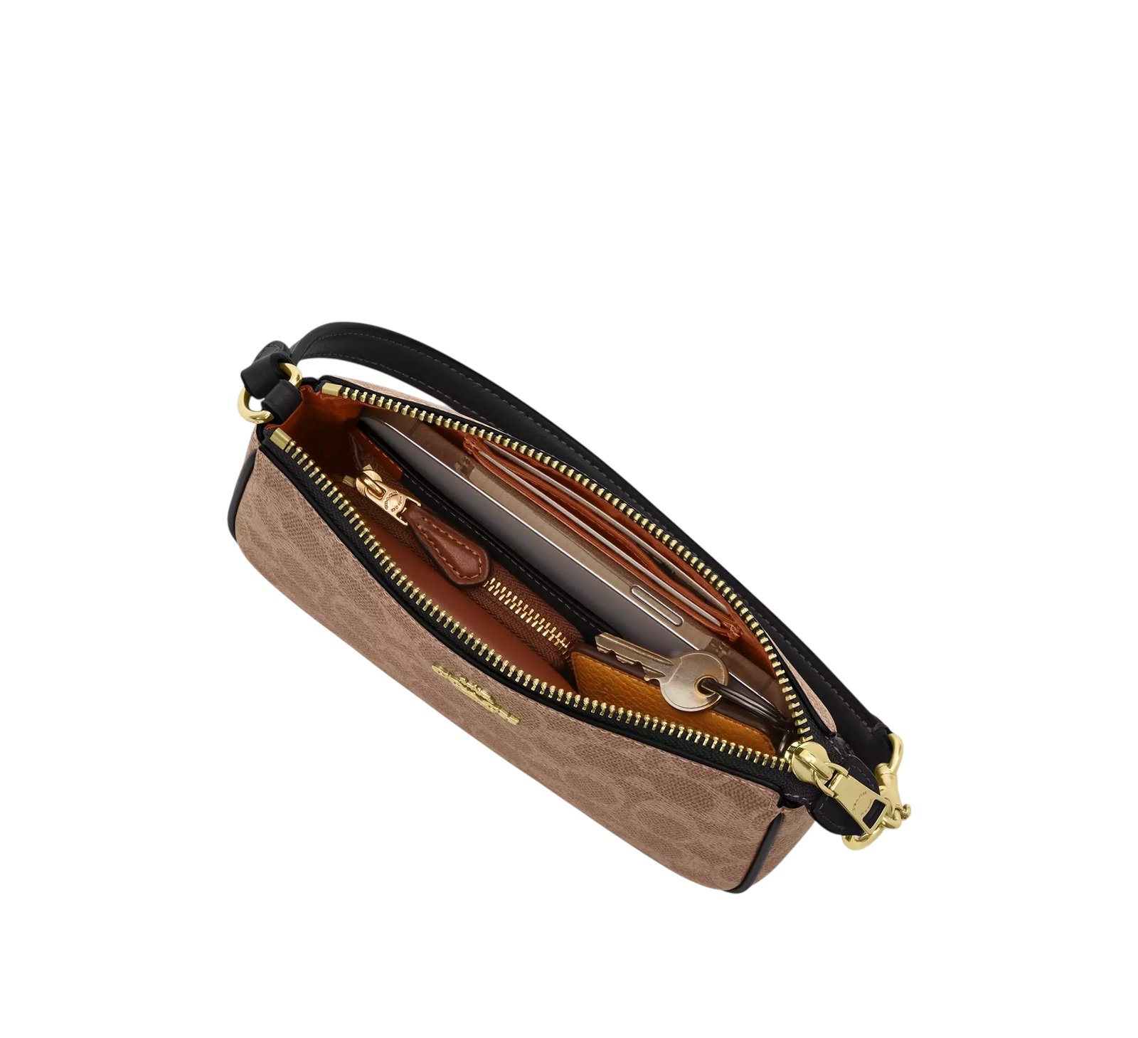 Sac À Bandoulière Coach Nolita 19 en Toile Beige Clair S – Image 5