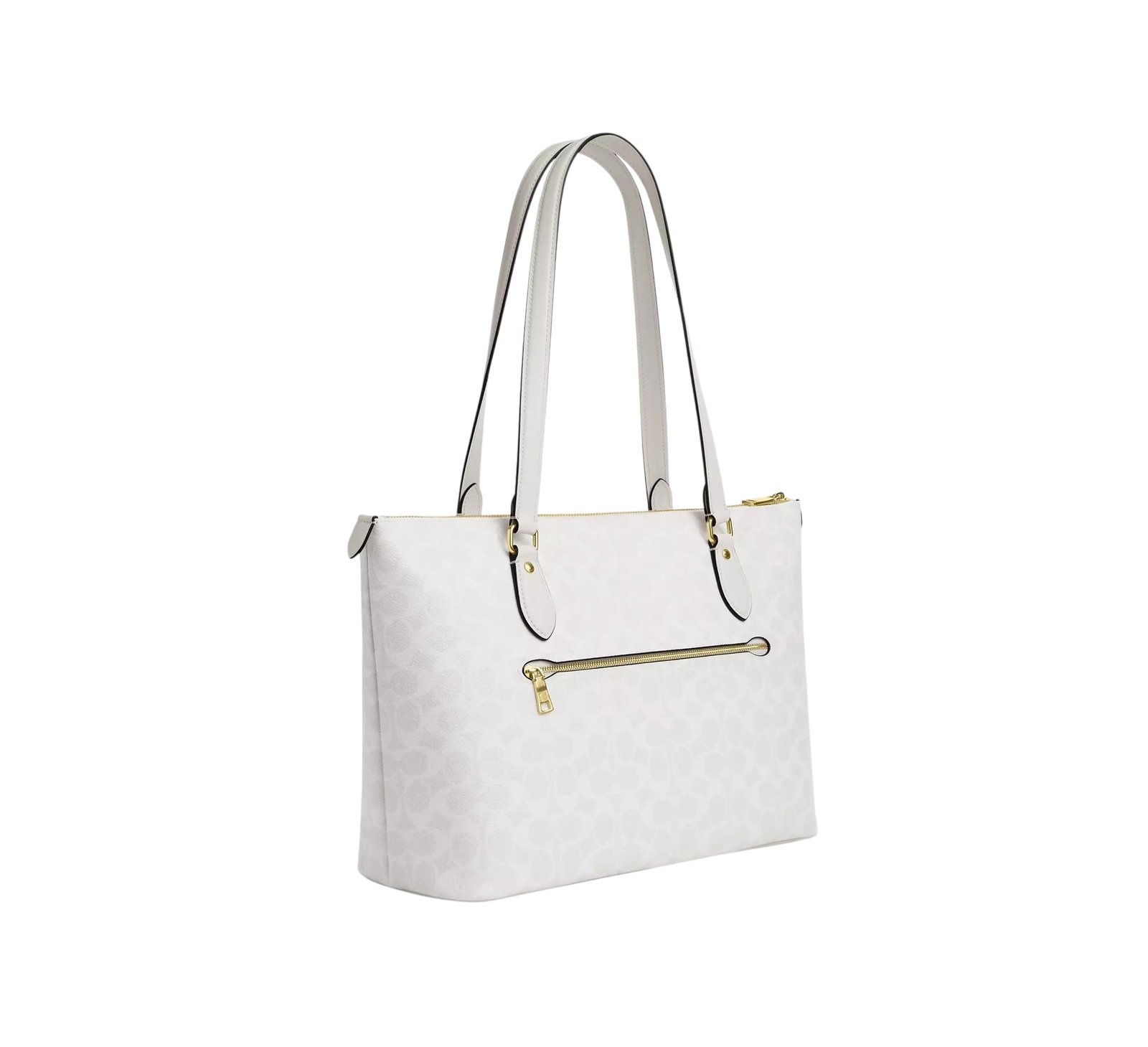 Sac À Cabas Coach Gallery En Toile Blanc L – Image 2