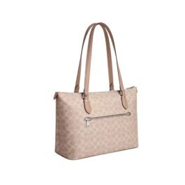 Sac À Cabas Coach Gallery En Toile Beige L