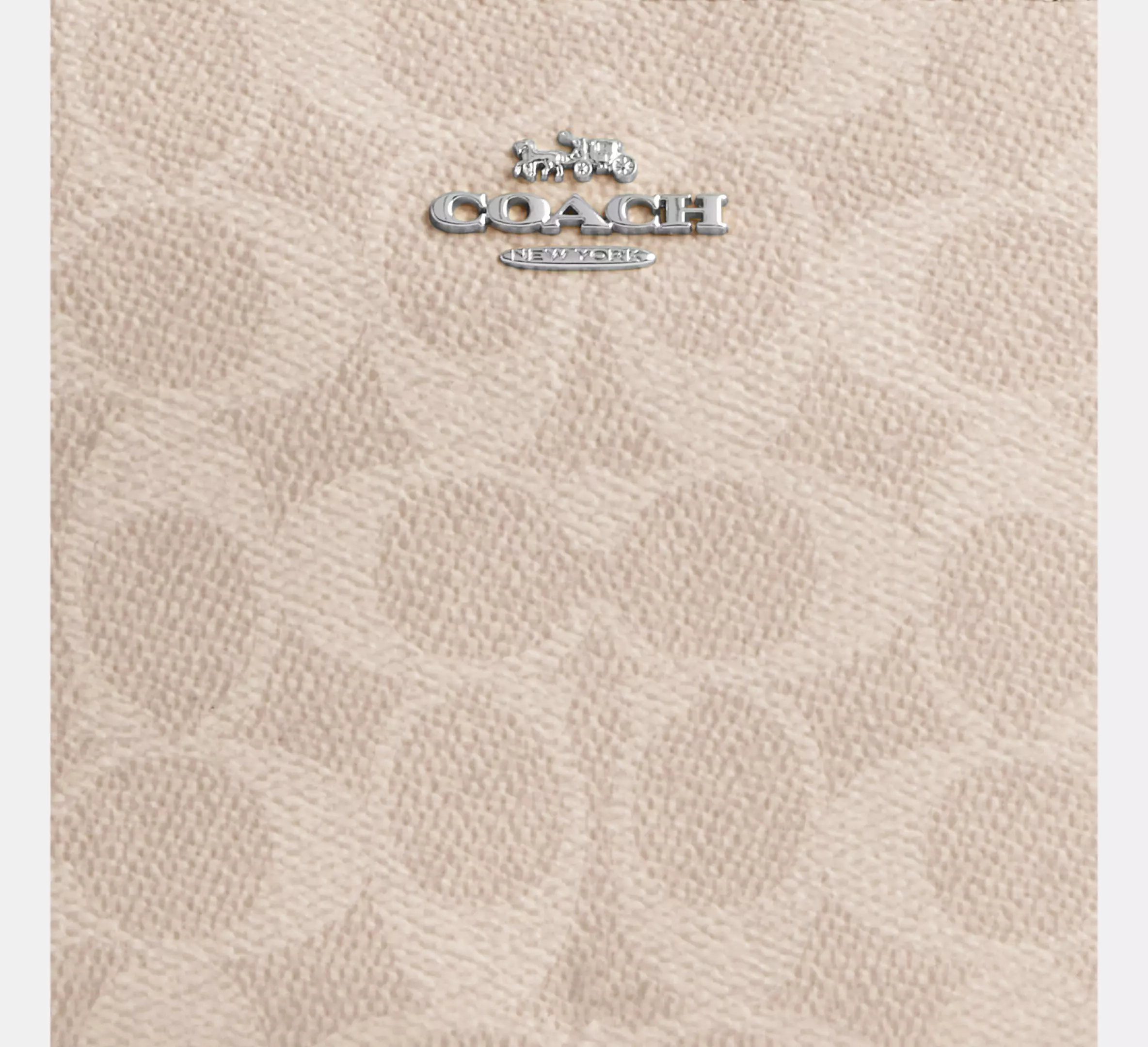 Sac À Bandoulière Coach Nolita 19 en Toile Beige Clair S – Image 4