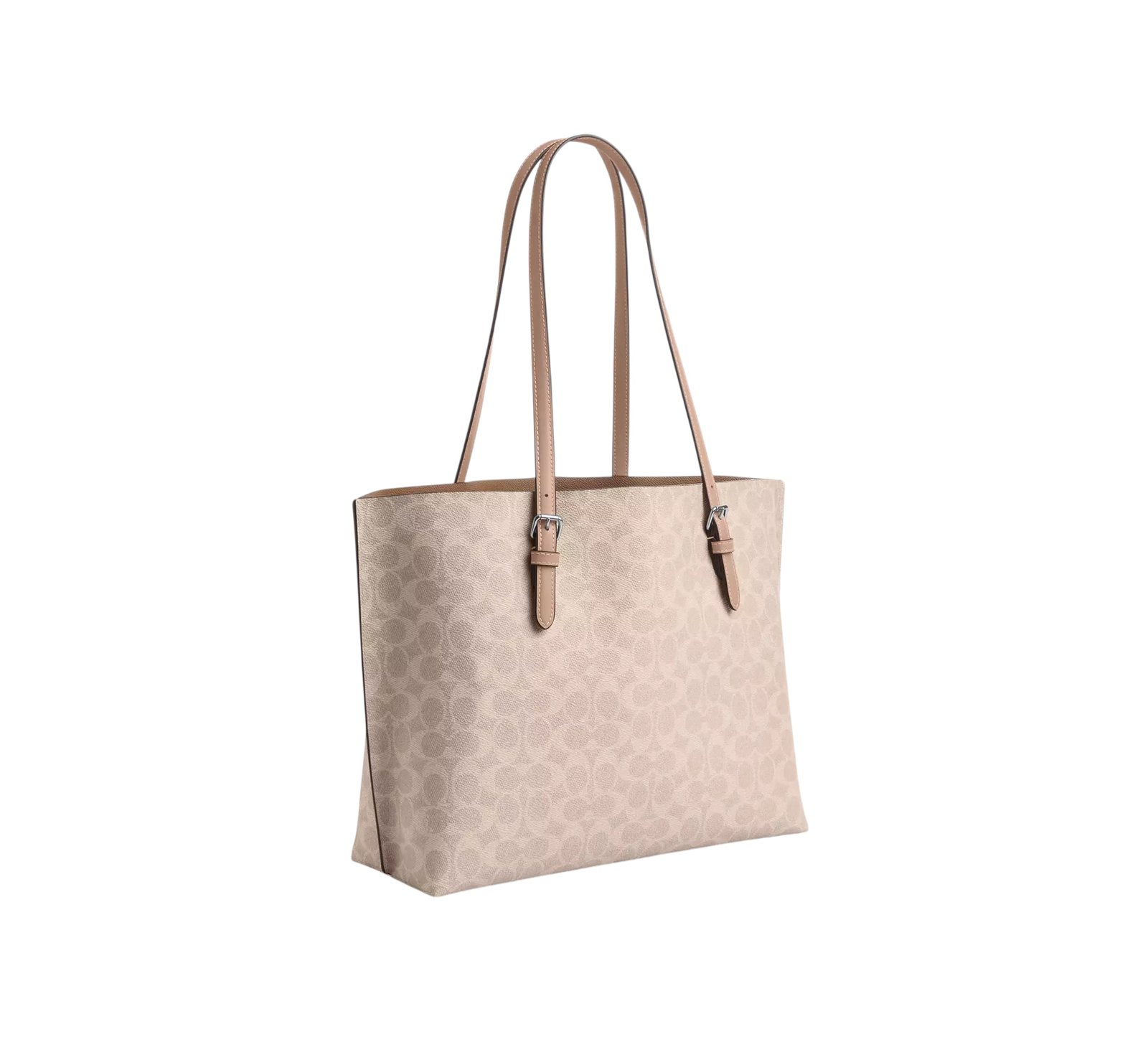 Sac À Cabas Coach Mollie En Toile Beige L – Image 2