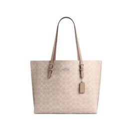 Sac À Cabas Coach Mollie En Toile Beige L