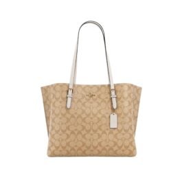 Sac À Cabas Coach Mollie En Toile Sgnt GOLD L