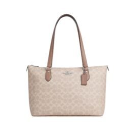 Sac À Cabas Coach Gallery En Toile Beige L