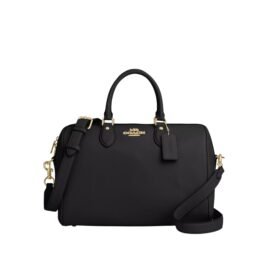 Sac À Bandoulière Coach Satchel Grand Rowan Noir XL