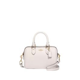 Sac À Bandoulière Coach Satchel Mini Rowan Blanc S