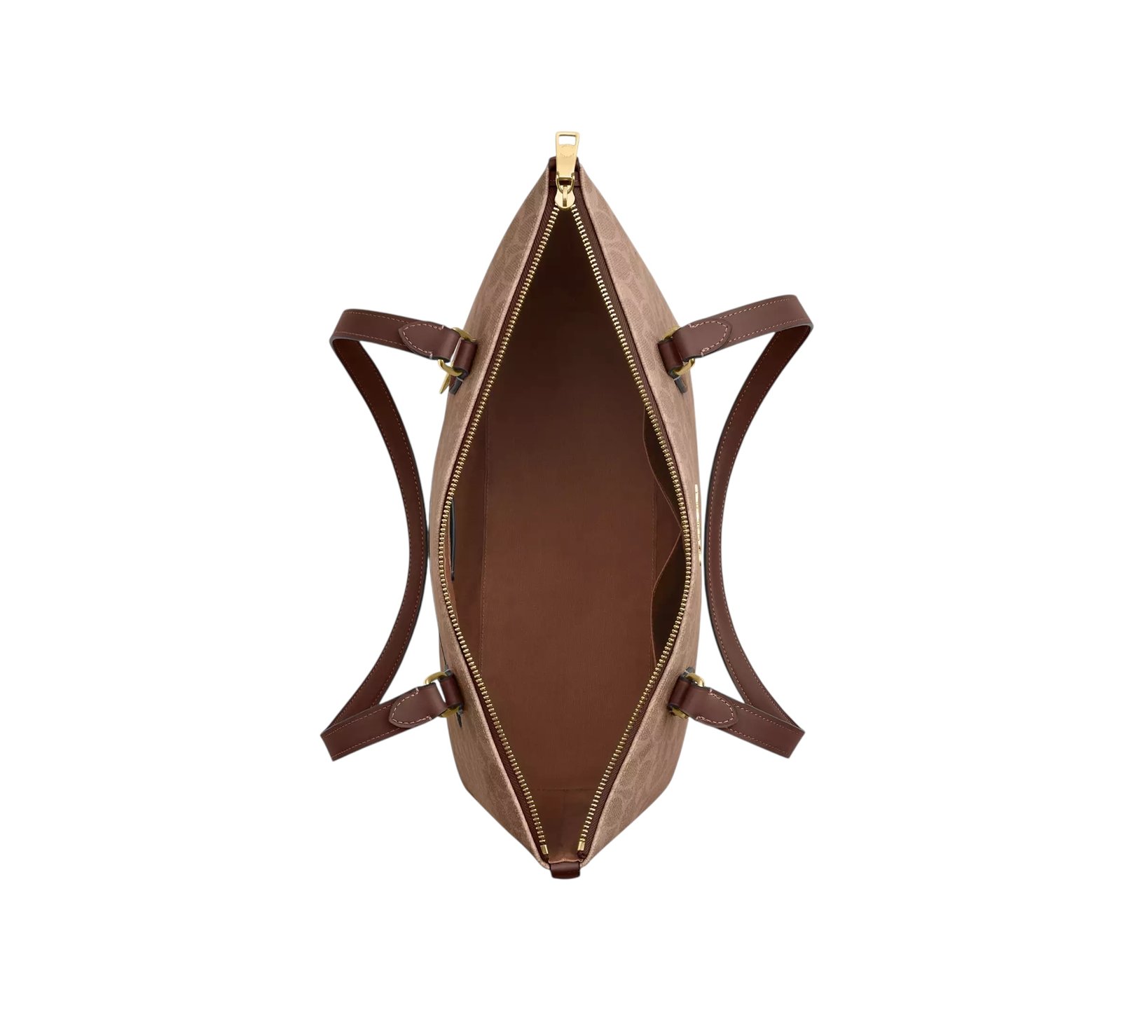 Sac À Cabas Coach Gallery En Toile Marron L – Image 4