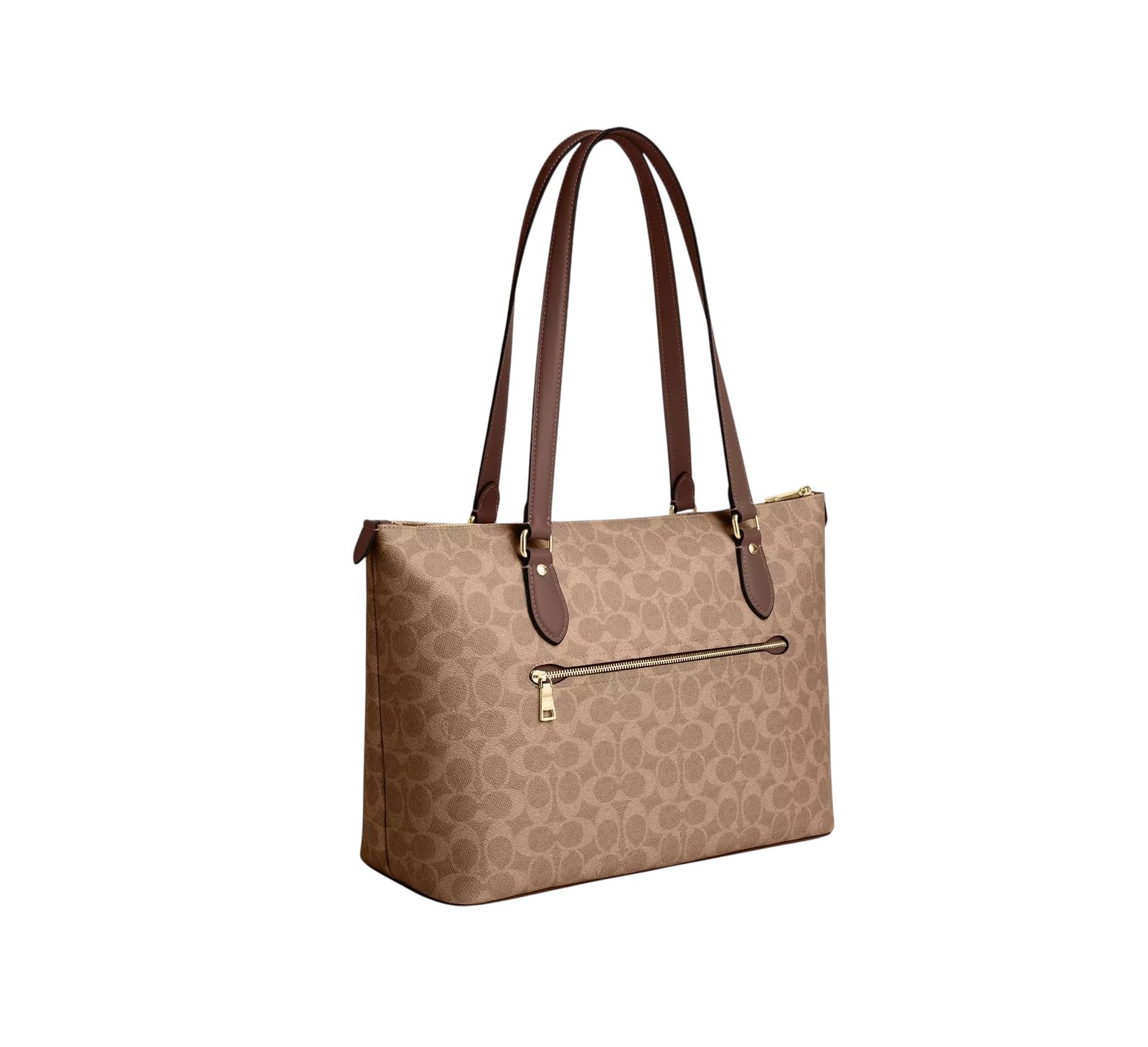 Sac À Cabas Coach Gallery En Toile Marron L – Image 3