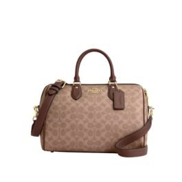Sac À Bandoulière Coach Satchel Rowan Beige XL
