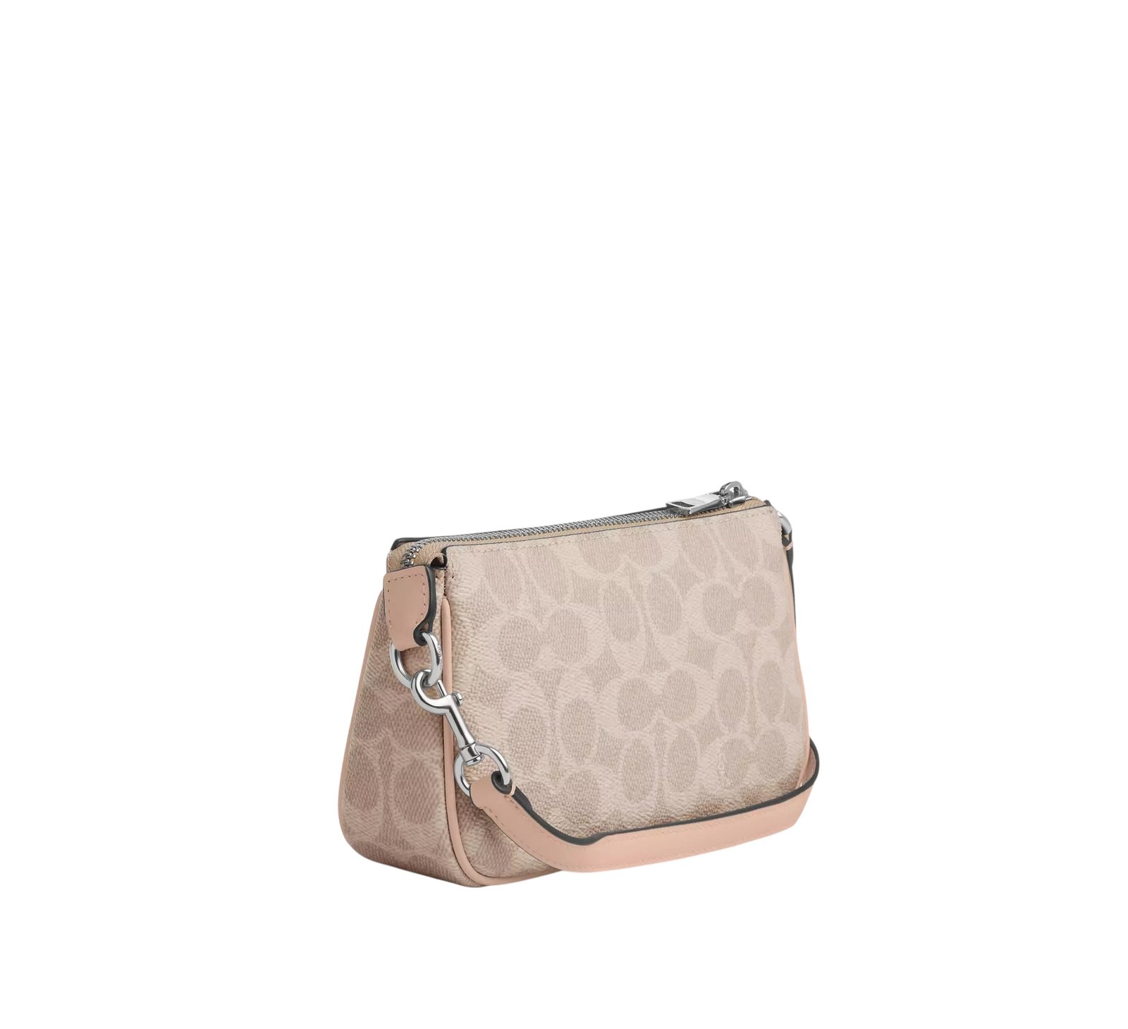 Sac À Bandoulière Coach Nolita 19 en Toile Beige Clair S – Image 3