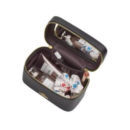 Trousse à maquillage en toile Coach Noir