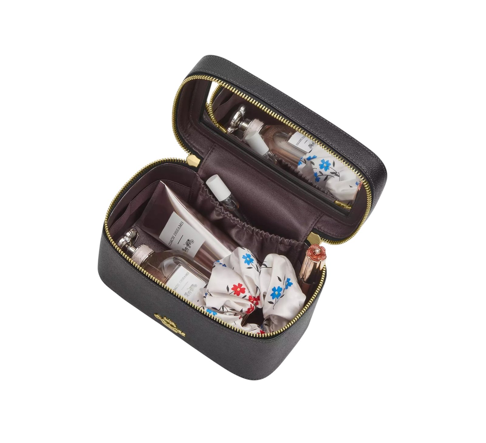 Trousse à maquillage en toile Coach Noir – Image 2