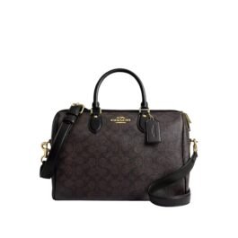 Sac À Bandoulière Coach Satchel Grand Rowan Noyer XL