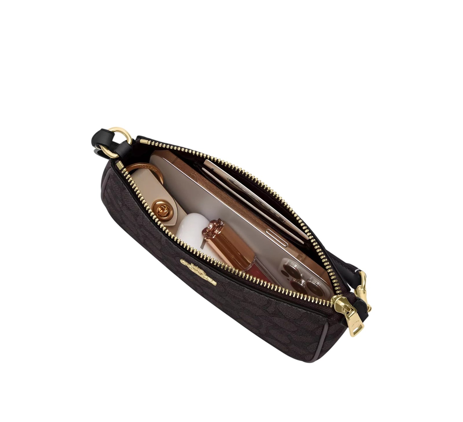 Sac À Bandoulière Coach Nolita 19 en Toile Marron S – Image 3