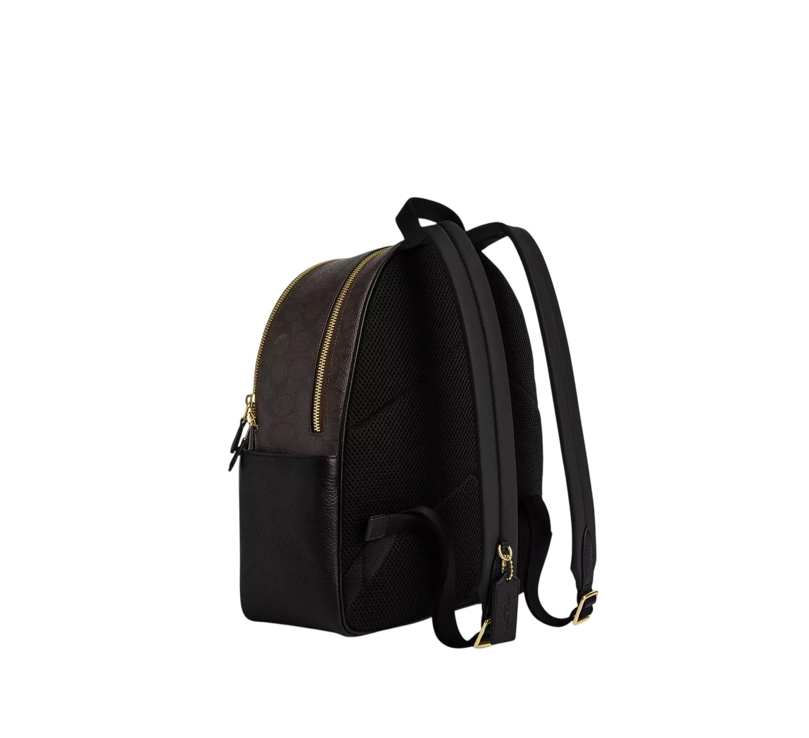 Sac À Dos Coach en Toile Marron Noir – Image 3