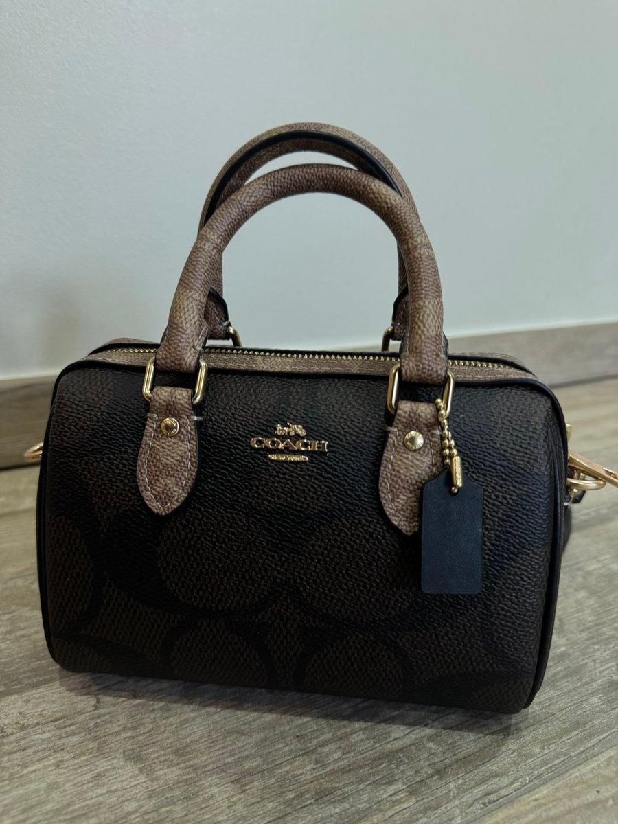 Sac À Bandoulière Coach Satchel Mini Rowan Marron Noyer S – Image 6