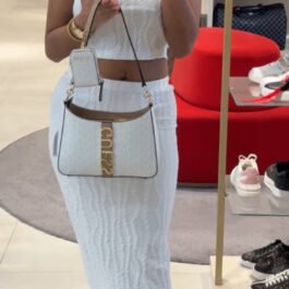 Sac À Bandoulière Mini SHW Guess  Beige