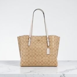Sac À Cabas Coach Mollie En Toile Sgnt Gold XL