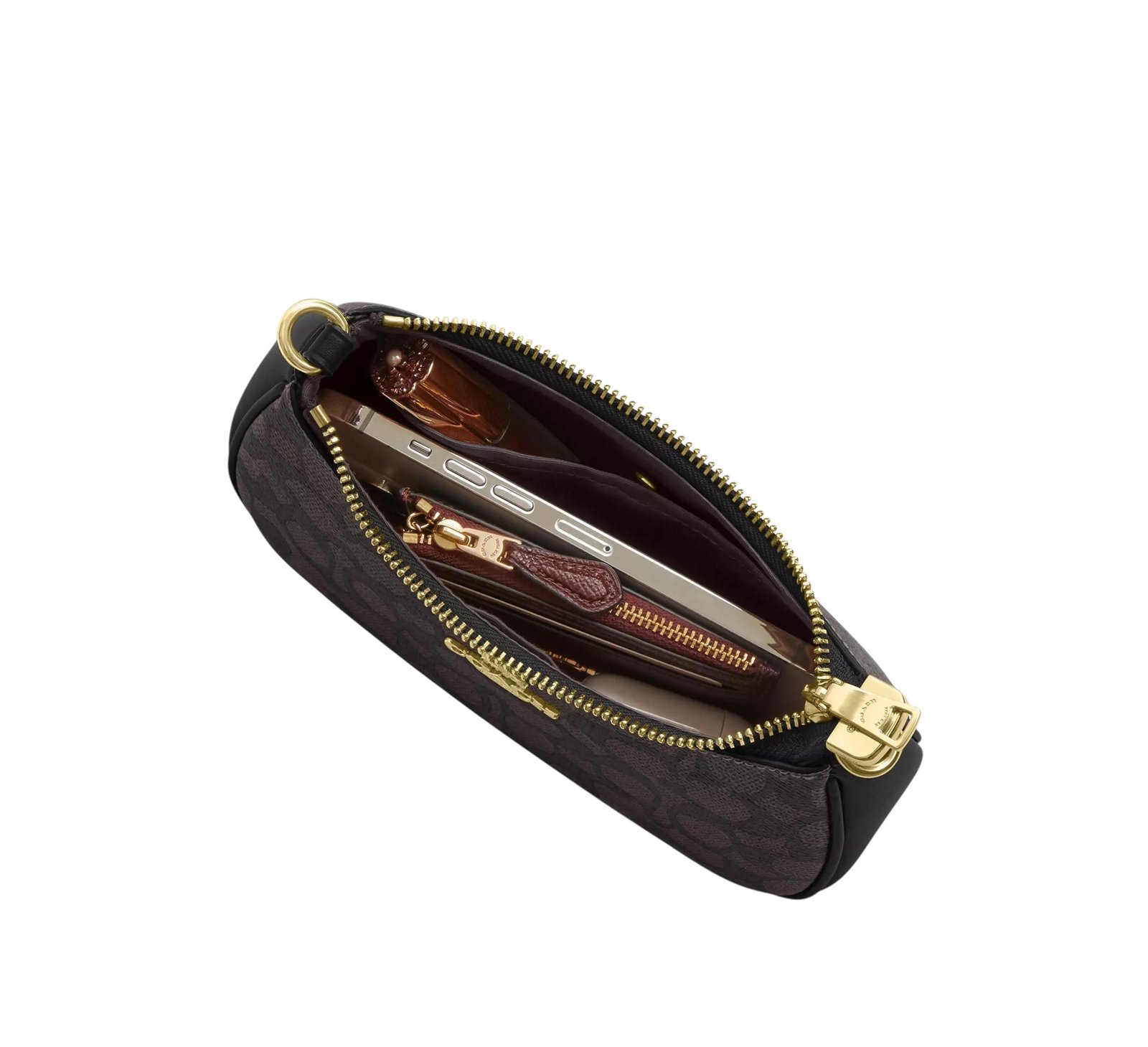 Sac À Bandoulière Coach Teri en Toile Noyer S – Image 4