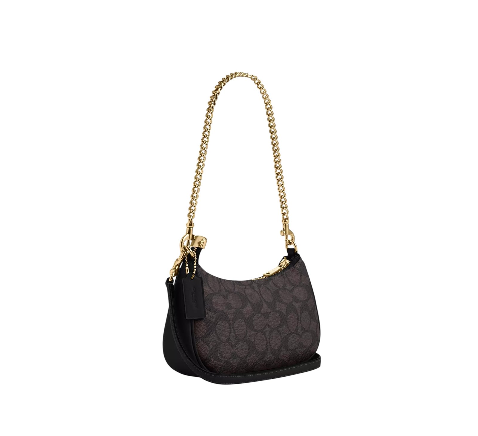 Sac À Bandoulière Coach Teri en Toile Noyer S – Image 2