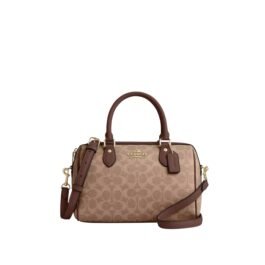 Sac À Bandoulière Coach Satchel Rowan Beige M