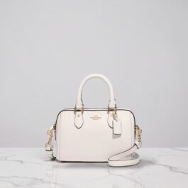 Sac À Bandoulière Coach Satchel Mini Rowan Blanc S