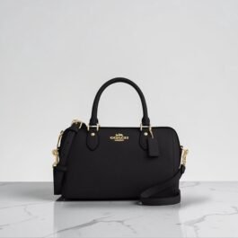 Sac À Bandoulière Coach Satchel Rowan Black M