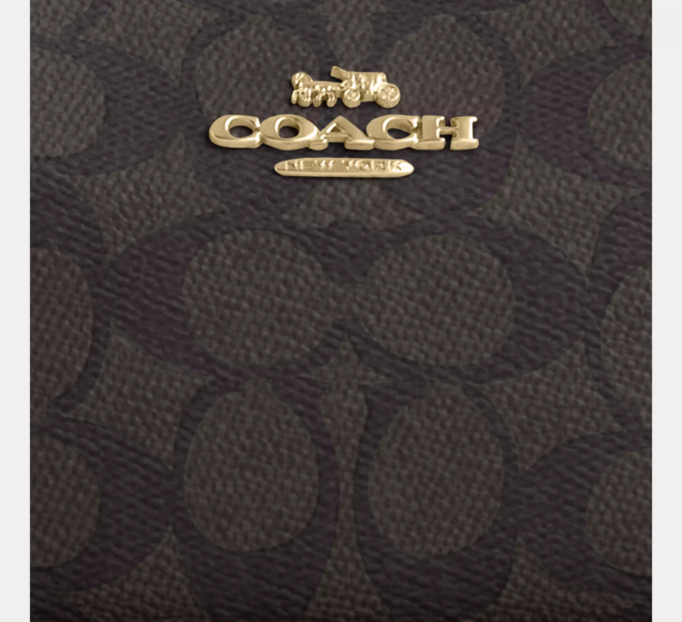 Sac À Bandoulière Coach Teri en Toile Noyer S – Image 7