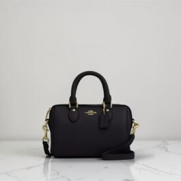 Sac À Bandoulière Coach Satchel Mini Rowan Noir S