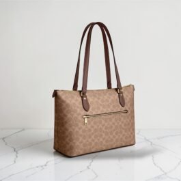 Sac À Cabas Coach Gallery En Toile Marron L