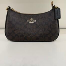 Sac À Bandoulière Coach Teri en Toile Noyer M