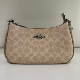 Sac À Bandoulière Coach Teri en Toile Beige M