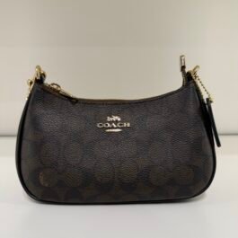 Sac À Bandoulière Coach Teri en Toile Noyer S