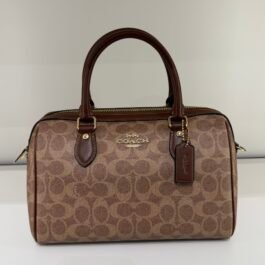Sac À Bandoulière Coach Satchel Rowan Beige M