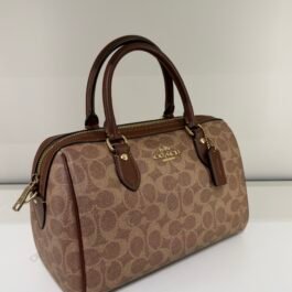Sac À Bandoulière Coach Satchel Rowan Beige M