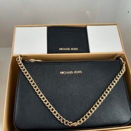 Coffret Michael Kors Sac À Bandoulière & Porte-cartes Black