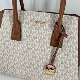Sac À Main Michael Kors Avril Beige L