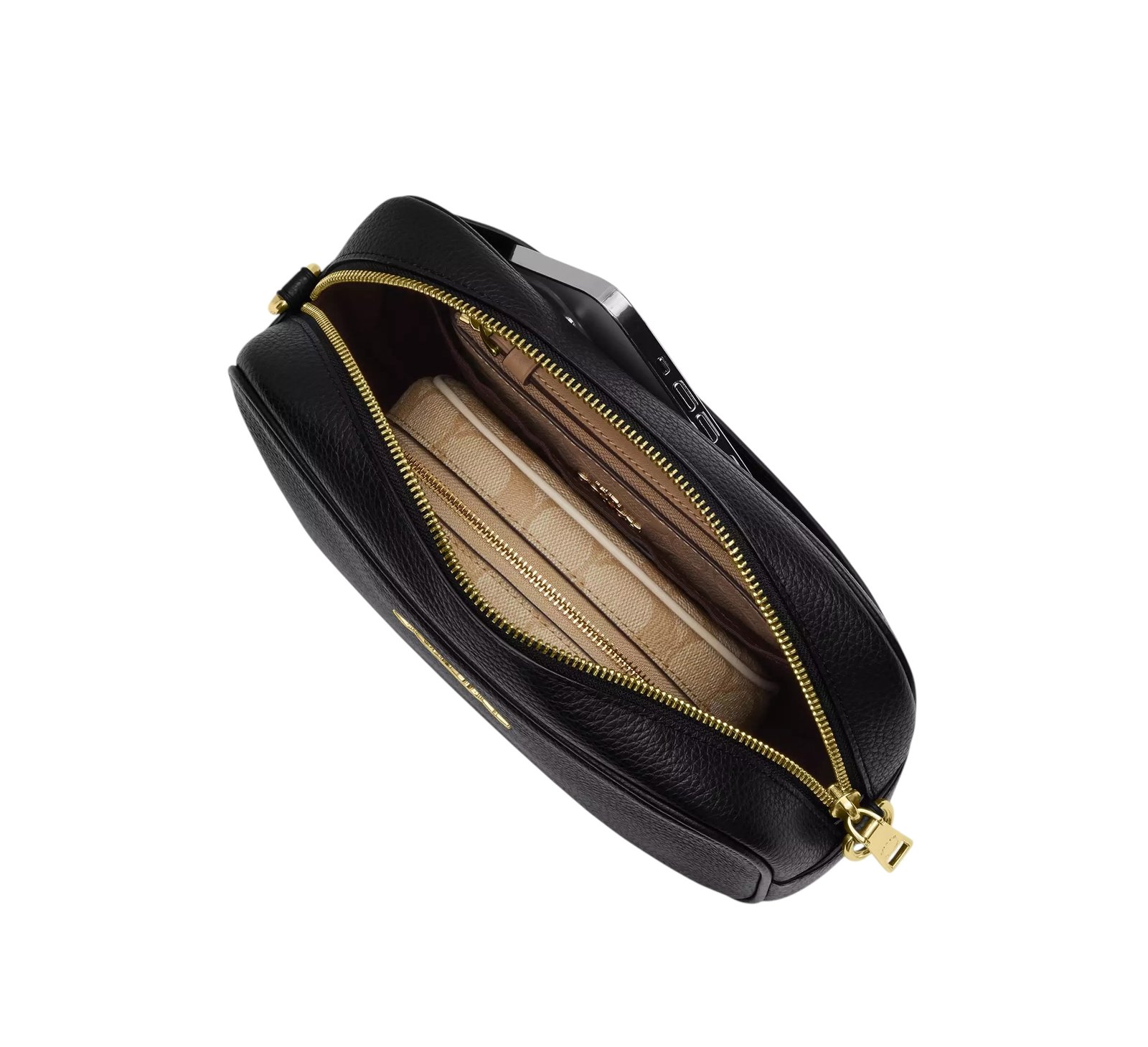 Sac À Bandoulière Coach Jamie en toile Noir S – Image 4