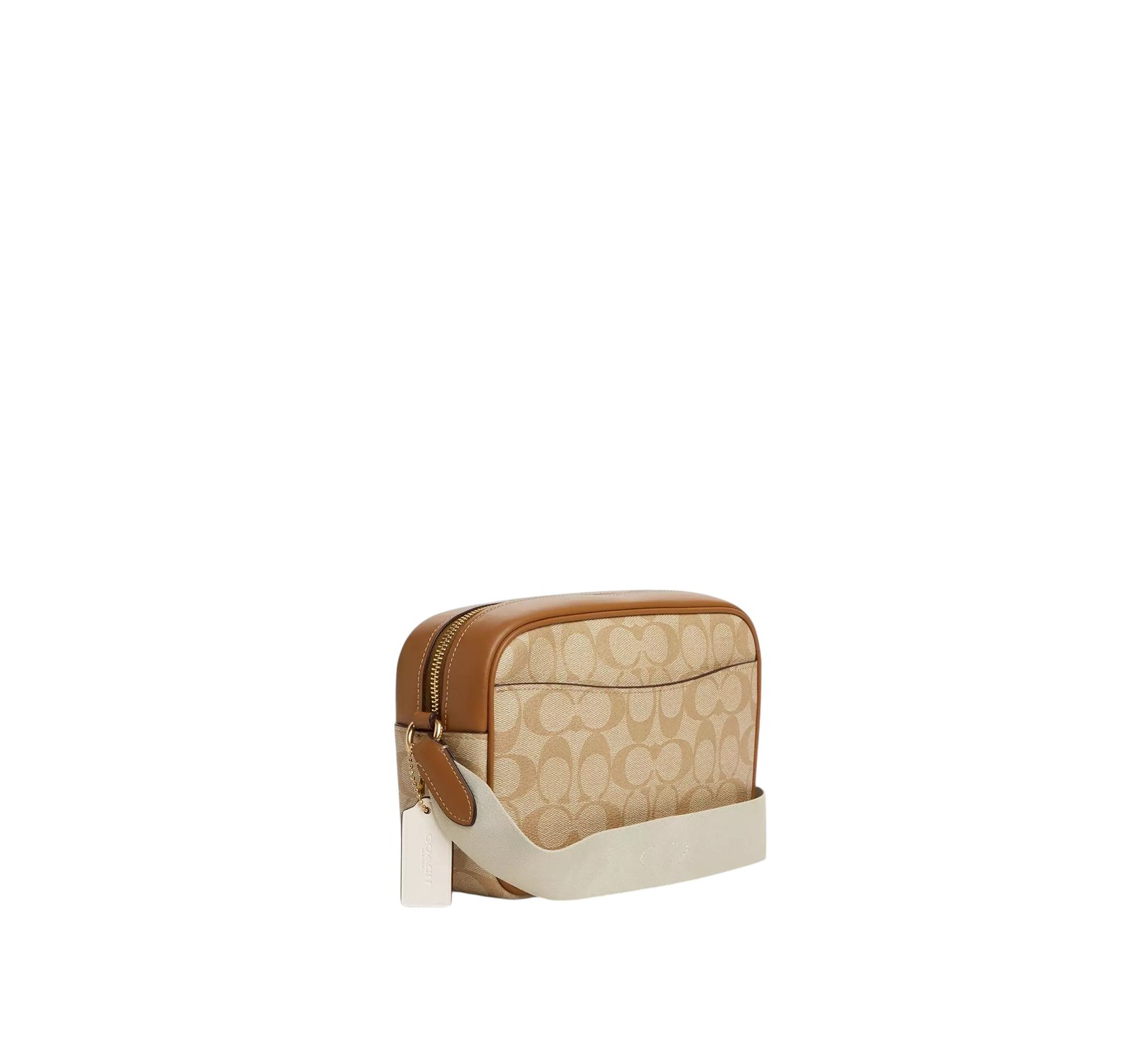 Sac À Bandoulière Coach Jamie en toile Beige Clair S – Image 3