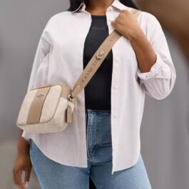 Sac À Bandoulière Coach Jamie en toile Beige S