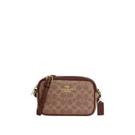 Sac À Bandoulière Coach Mini Jamie en toile Marron XS