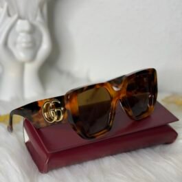 Lunettes de soleil Gucci Écaille Logo GG Or